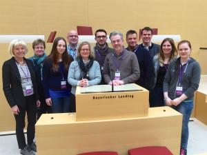 Kanzlei BLATT § KOLLEGEN im Plenarsaal des Bayerischen Landtages